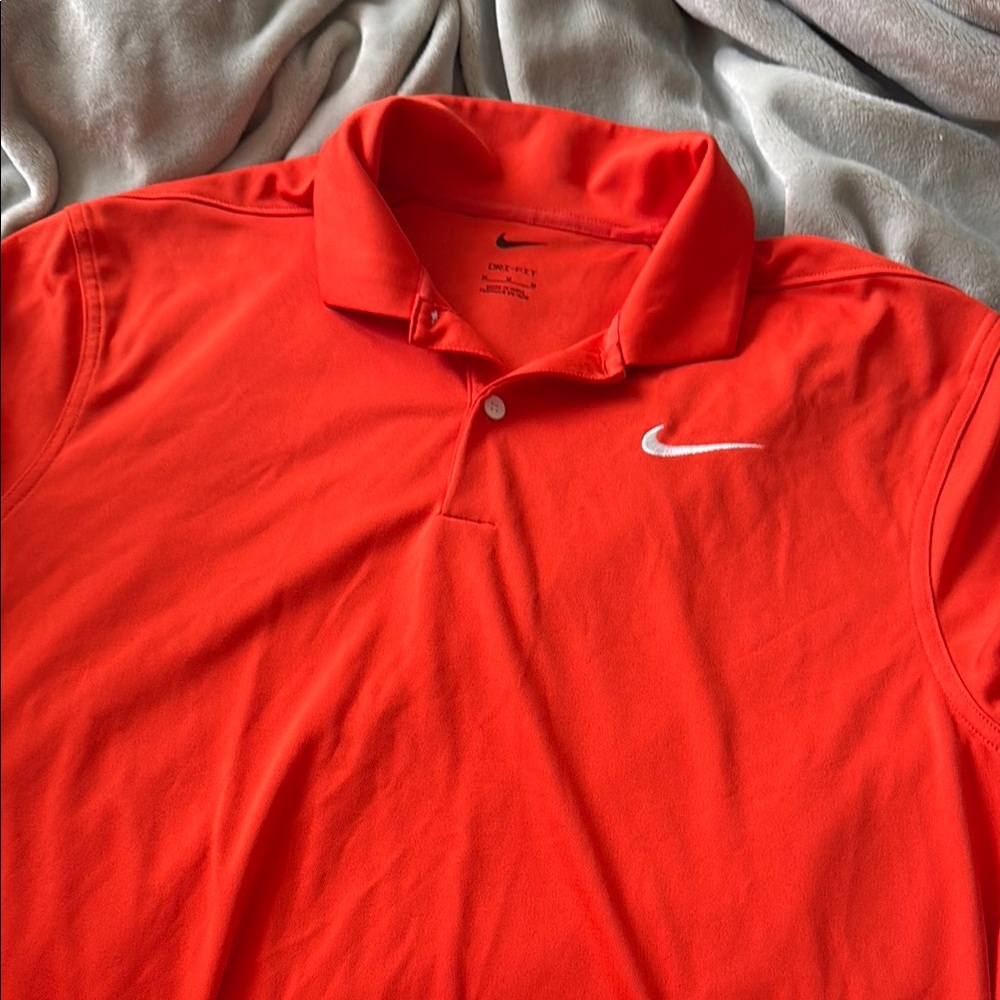 Nike Red Performance Polo Shirt